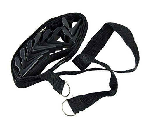 Fengh Útil soporte para gorras de béisbol, para almacenamiento de bolsos, organizador para puerta o armario, color negro