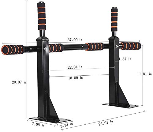 FengJ Pull Up Bar montado en la Pared Ánimo Bar, Entrenamiento de la Fuerza Pull-up Bares para Uso en el hogar, la Barra del Ejercicio Superior del Cuerpo del Entrenamiento Bar, Barra Horizontal