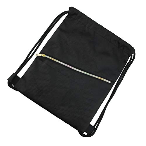 FENICAL Mochila con cordón Gymsack Bolsa de Cuerdas Mochila Deportes atlético Saco de Gimnasio para Hombres Mujeres niños (Negro) FENICAL Mochila con cordón Gymsack Bolsa de Cuerdas Mochila Deportes atlético Saco de Gimnasio para Hombres Mujeres niños (Negro)