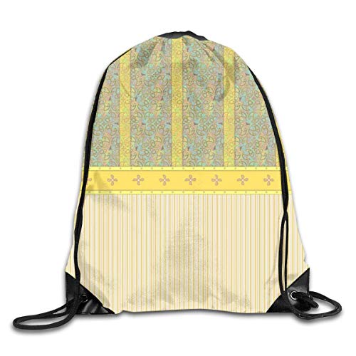 fenrris65 Cortina de ducha, diseño de pájaros, isla canaria, mochila con cordón, mochila de hombro, bolsa de deporte, gimnasio, bolsa de viaje