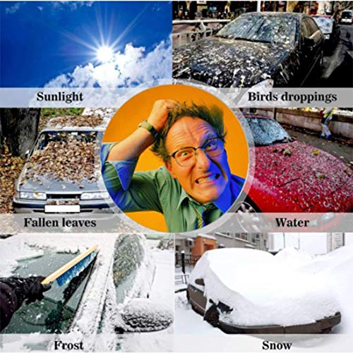FETEAM Visera de sombrilla automática para Parabrisas Delantero Impermeable Retrato Primer Plano Gato Azul Ruso Impresionante Protector protección FETEAM Visera de sombrilla automática para Parabrisas Delantero Impermeable Retrato Primer Plano Gato Azul Ruso Impresionante Protector protección