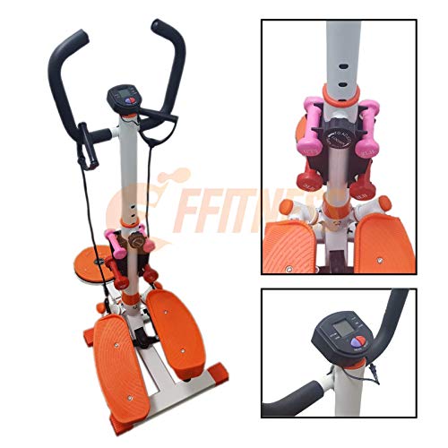 FFitness Stepper Twister Ffitnes, Herramienta Profesional multifunción para el hogar, Unisex, Adulto, Blanco, Mediano FFitness Stepper Twister Ffitnes, Herramienta Profesional multifunción para el hogar, Unisex, Adulto, Blanco, Mediano