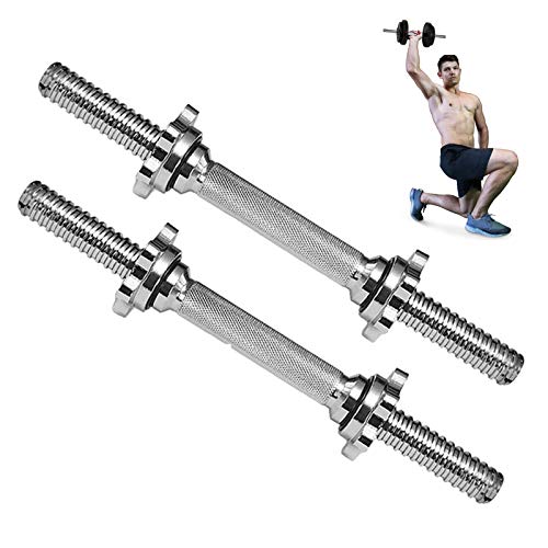 FFZZ Mancuernas Barra 30 Centimetros Diseño Antideslizante Moleteado Bloqueo Giratorio Puede Usarse para Entrenamiento De Bíceps Y Tríceps Aumenta La Dimensión De Los Músculos del Brazo