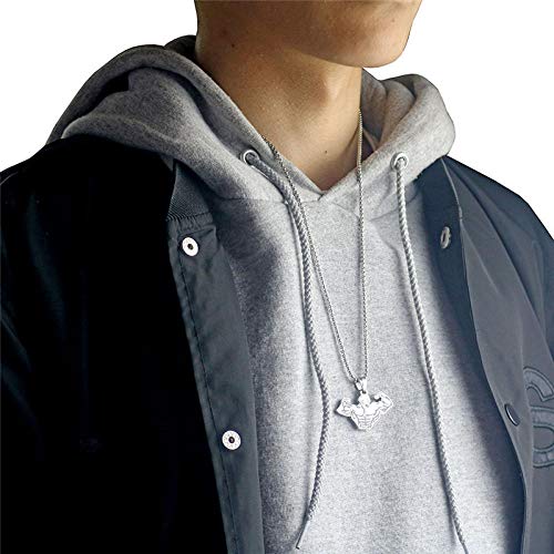 FHIKLW Collar,Culturismo Brazo Musculoso Hombres Colgante Personalidad Hombres Fitness Collar FHIKLW Collar,Culturismo Brazo Musculoso Hombres Colgante Personalidad Hombres Fitness Collar