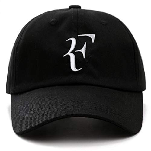 FHSOHG Marca Unisex Gorras de Tenis Roger Federer Daddy Hat Deporte Gorra de béisbol Algodón Bordado 3D Tennis Hat F Letra FHSOHG Marca Unisex Gorras de Tenis Roger Federer Daddy Hat Deporte Gorra de béisbol Algodón Bordado 3D Tennis Hat F Letra