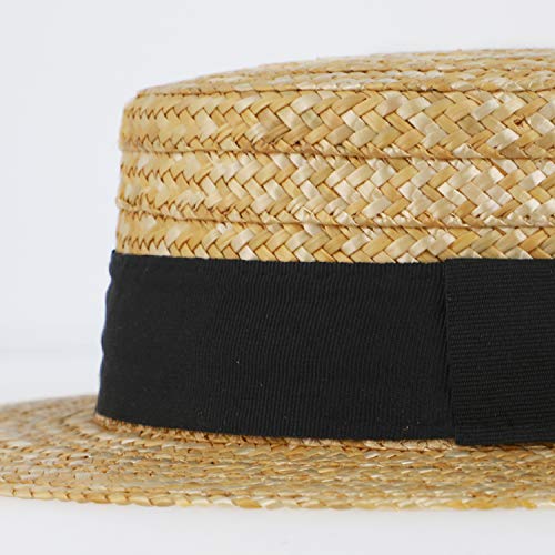 fiebig Sierra Circular Sombrero de Paja Natural | Damas y Caballeros | Sombrero para el Sol Hecho 100% de Paja Sombrero de gondolero para la Primavera y el Verano (61) fiebig Sierra Circular Sombrero de Paja Natural | Damas y Caballeros | Sombrero para el Sol Hecho 100% de Paja Sombrero de gondolero para la Primavera y el Verano (61)