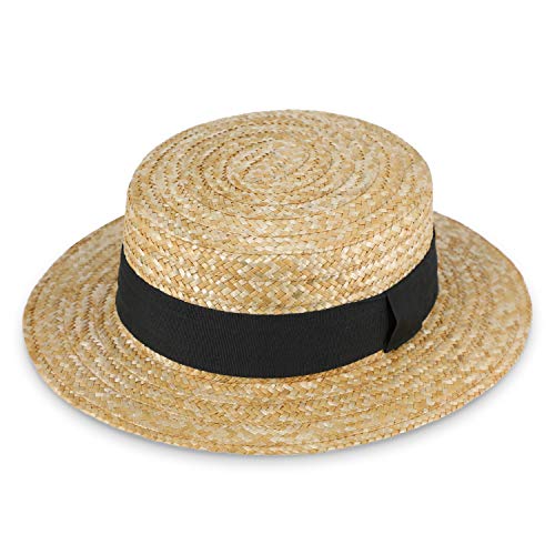 fiebig Sierra Circular Sombrero de Paja Natural | Damas y Caballeros | Sombrero para el Sol Hecho 100% de Paja Sombrero de gondolero para la Primavera y el Verano (61) fiebig Sierra Circular Sombrero de Paja Natural | Damas y Caballeros | Sombrero para el Sol Hecho 100% de Paja Sombrero de gondolero para la Primavera y el Verano (61)