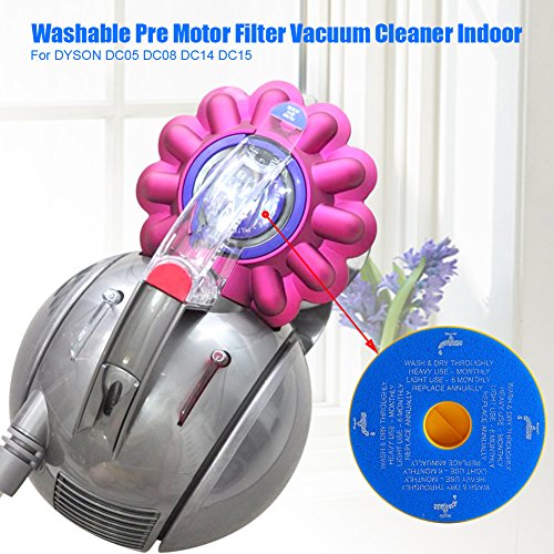 Filters, Washable Pre Motor Filter Vacuum Cleaner Filter For Dyson DC05 DC08 DC14 DC15 Vacuum Cleaner Indoor Filters, Washable Pre Motor Filter Vacuum Cleaner Filter For Dyson DC05 DC08 DC14 DC15 Vacuum Cleaner Indoor