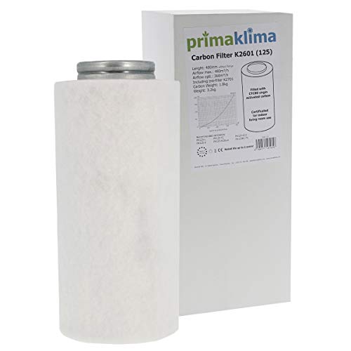 Filtro carbón Eco Line 240 M3/H – 125 mm – Prima Klima