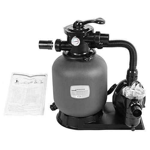 Filtro de arena para piscina con Bomba, Sistema de Filtración de Arena, 4.32m³/h(EU Plug) Filtro de arena para piscina con Bomba, Sistema de Filtración de Arena, 4.32m³/h(EU Plug)