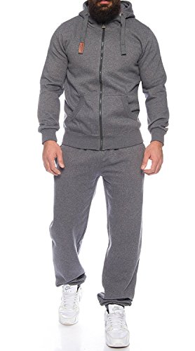 Finchman Finchsuit 1 Herren Jogging Anzug Trainingsanzug Darkgray 5XL