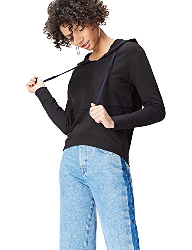 find. LLG2-08, Sudadera con Capucha Para Mujer, Negro (Black), talla del fabricante: Medium find. LLG2-08, Sudadera con Capucha Para Mujer, Negro (Black), talla del fabricante: Medium
