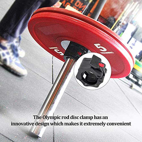 FINEBAG Barbell Barra Olímpica con Bloqueo para Fitness,Par de topes para Barra olímpica - Abrazadera para Halterofilia Crossfit con Bloqueo de 50MM,Mancuernas (1 par) FINEBAG Barbell Barra Olímpica con Bloqueo para Fitness,Par de topes para Barra olímpica - Abrazadera para Halterofilia Crossfit con Bloqueo de 50MM,Mancuernas (1 par)