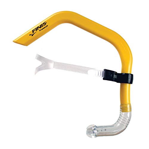 Finis - Tubo de respiración para natación freestyle, color amarillo Finis - Tubo de respiración para natación freestyle, color amarillo