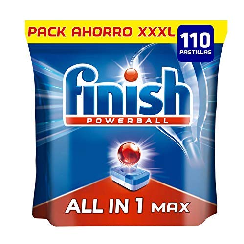 Finish Powerball All in 1 Max - Pastillas para el lavavajillas todo en 1 - formato 110 unidades Finish Powerball All in 1 Max - Pastillas para el lavavajillas todo en 1 - formato 110 unidades