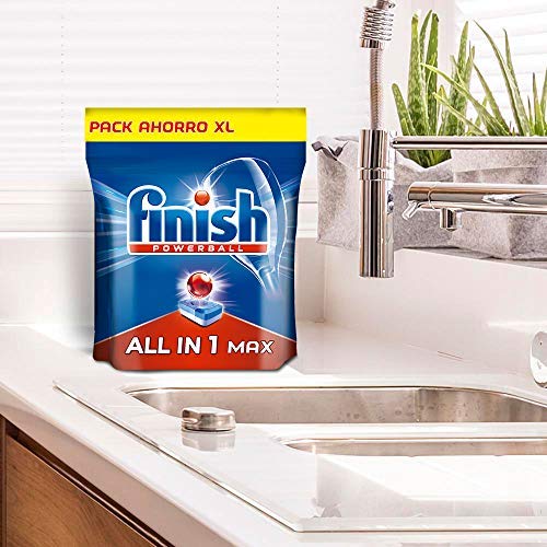 Finish Powerball All in 1 Max - Pastillas para el lavavajillas todo en 1 - formato 110 unidades Finish Powerball All in 1 Max - Pastillas para el lavavajillas todo en 1 - formato 110 unidades
