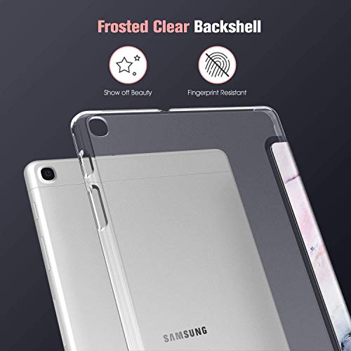 Fintie Funda Compatible con Samsung Galaxy Tab A 10.1 2019 - Trasera Transparente Mate Carcasa Ligera con Función de Soporte para Modelo de SM-T510/T515, Mármol Rosa Fintie Funda Compatible con Samsung Galaxy Tab A 10.1 2019 - Trasera Transparente Mate Carcasa Ligera con Función de Soporte para Modelo de SM-T510/T515, Mármol Rosa