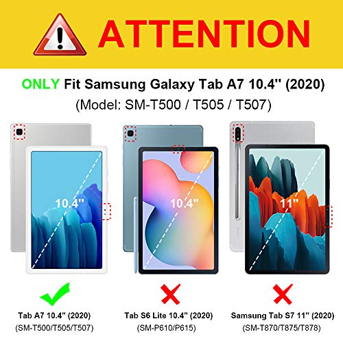 Fintie SlimShell Funda para Samsung Galaxy Tab A7 10.4'' 2020 - Carcasa Fina y Ligera con Función de Soporte y Auto-Reposo/Activación para Modelo SM-T500/T505/T507, Mármol Rosa Fintie SlimShell Funda para Samsung Galaxy Tab A7 10.4'' 2020 - Carcasa Fina y Ligera con Función de Soporte y Auto-Reposo/Activación para Modelo SM-T500/T505/T507, Mármol Rosa