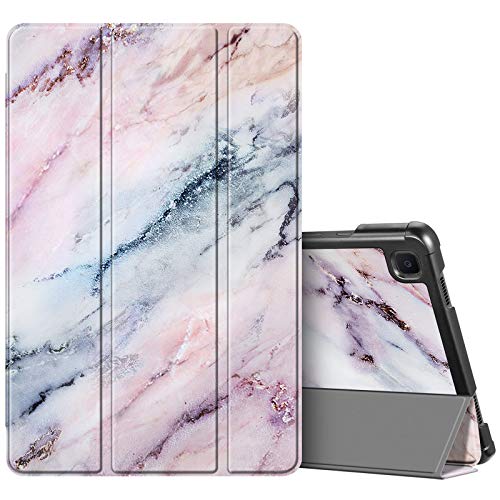 Fintie SlimShell Funda para Samsung Galaxy Tab A7 10.4'' 2020 - Carcasa Fina y Ligera con Función de Soporte y Auto-Reposo/Activación para Modelo SM-T500/T505/T507, Mármol Rosa