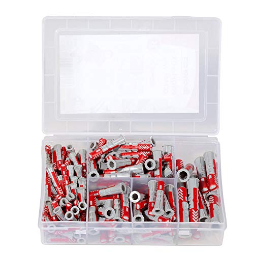 fischer 538621 tacos duopower, Rojo, Caja pequeña, Set de 132 Piezas fischer 538621 tacos duopower, Rojo, Caja pequeña, Set de 132 Piezas
