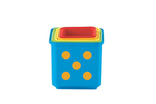 Fisher-Price Bloques apila y descubre, juguete bebé (Mattel CDC52)