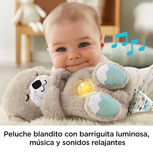 Fisher-Price FXC66 - Nutria Hora de Dormir, Juguete de Cuna y Peluche para Bebé Recién Nacido Fisher-Price FXC66 - Nutria Hora de Dormir, Juguete de Cuna y Peluche para Bebé Recién Nacido