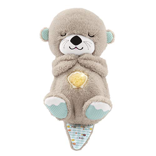 Fisher-Price FXC66 - Nutria Hora de Dormir, Juguete de Cuna y Peluche para Bebé Recién Nacido