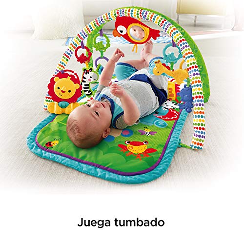 Fisher-Price - Gimnasio Musical Animalitos De La Selva, Manta De Juego Bebé (Mattel CHP85), Embalaje estándar Fisher-Price - Gimnasio Musical Animalitos De La Selva, Manta De Juego Bebé (Mattel CHP85), Embalaje estándar