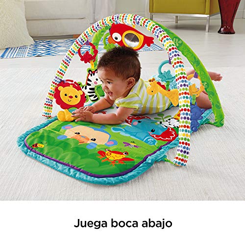 Fisher-Price - Gimnasio Musical Animalitos De La Selva, Manta De Juego Bebé (Mattel CHP85), Embalaje estándar Fisher-Price - Gimnasio Musical Animalitos De La Selva, Manta De Juego Bebé (Mattel CHP85), Embalaje estándar