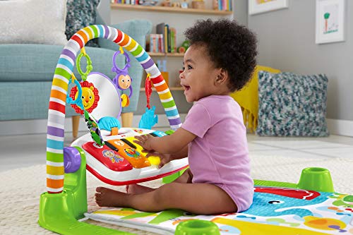 Fisher-Price Gimnasio Piano Pataditas superaprendizaje, manta de juego para bebé recién nacido (Mattel GXC37) Fisher-Price Gimnasio Piano Pataditas superaprendizaje, manta de juego para bebé recién nacido (Mattel GXC37)