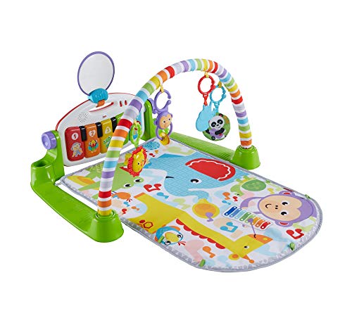 Fisher-Price Gimnasio Piano Pataditas superaprendizaje, manta de juego para bebé recién nacido (Mattel GXC37) Fisher-Price Gimnasio Piano Pataditas superaprendizaje, manta de juego para bebé recién nacido (Mattel GXC37)