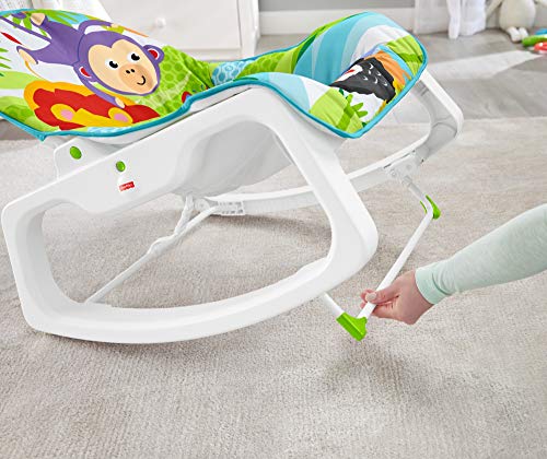 Fisher-Price - Hamaca Crece Conmigo Forest Fun, Silla para Bebé (Mattel GNV69), Embalaje estándar