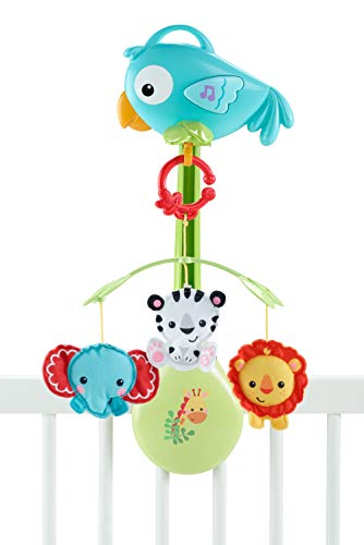 Fisher-Price Móvil musical 3 en 1, juguete de cuna con música para bebé (Mattel CHR11) Fisher-Price Móvil musical 3 en 1, juguete de cuna con música para bebé (Mattel CHR11)