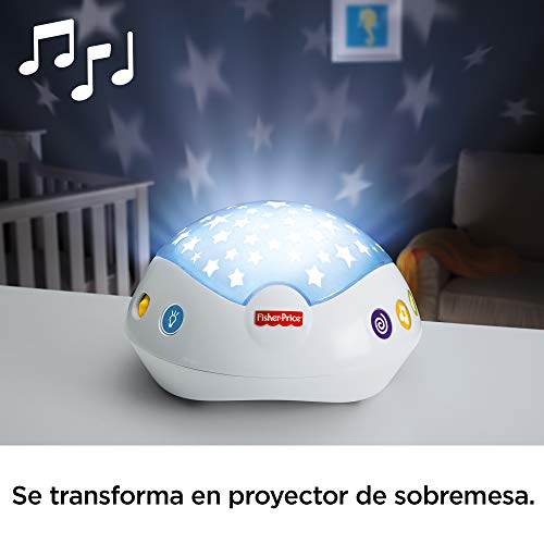 Fisher-Price Móvil ositos voladores, juguete de cuna proyector para bebé (Mattel CDN41)