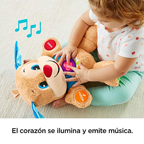 Fisher-Price Perrito primeros descubrimientos, juguete bebé +6 meses (Mattel FPM53)