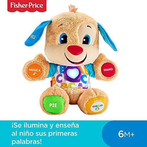 Fisher-Price Perrito primeros descubrimientos, juguete bebé +6 meses (Mattel FPM53) Fisher-Price Perrito primeros descubrimientos, juguete bebé +6 meses (Mattel FPM53)