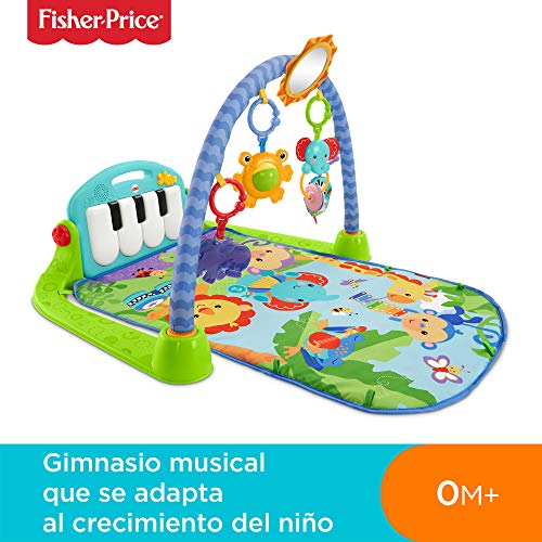 Fisher-Price Rainforest Piano-Gym - Manta de Juego parBebé (Mattel BMH49)