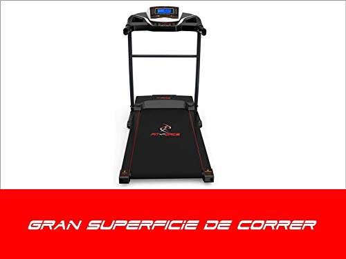 FIT-FORCE Cinta de Correr Plegable 1600W Velocidad hasta 15KM con Entrada de Mp3 y Dos Altavoces 1.5CV