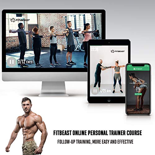 FitBeast Banda de Resistencia con Anclaje para Puerta Almohadilla de Mano(5 Pcs ),Pull Up Bands para Pilates, Entrenamiento, Fisioterapia, Estiramiento, Yoga, Gimnasio en Casa para Hombres y Mujeres FitBeast Banda de Resistencia con Anclaje para Puerta Almohadilla de Mano(5 Pcs ),Pull Up Bands para Pilates, Entrenamiento, Fisioterapia, Estiramiento, Yoga, Gimnasio en Casa para Hombres y Mujeres