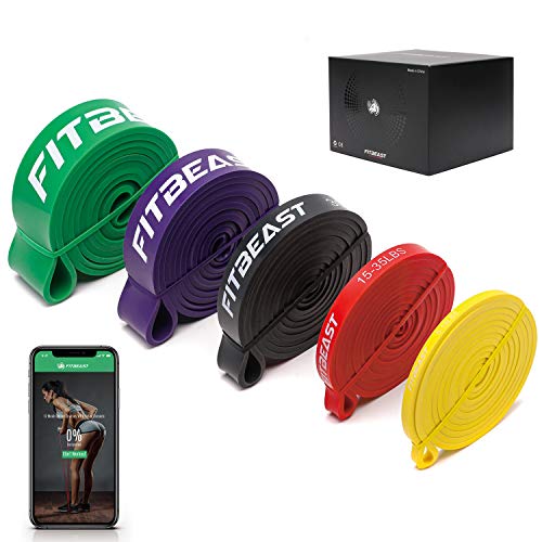 FitBeast Banda de Resistencia con Anclaje para Puerta Almohadilla de Mano(5 Pcs ),Pull Up Bands para Pilates, Entrenamiento, Fisioterapia, Estiramiento, Yoga, Gimnasio en Casa para Hombres y Mujeres FitBeast Banda de Resistencia con Anclaje para Puerta Almohadilla de Mano(5 Pcs ),Pull Up Bands para Pilates, Entrenamiento, Fisioterapia, Estiramiento, Yoga, Gimnasio en Casa para Hombres y Mujeres