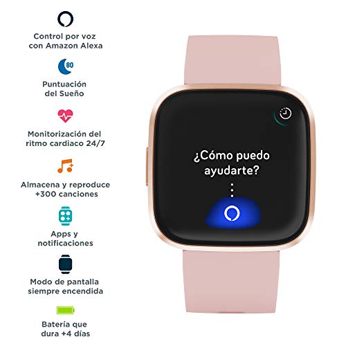 Fitbit Versa 2, el smartwatch que te ayuda a mejorar la salud y la forma física, y que incorpora control por voz, puntuación del sueño y música