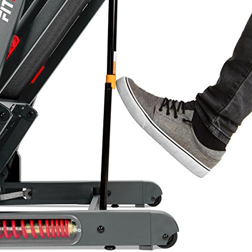 FITFIU Fitness MC-500 - Cinta de correr Plegable con Inclinación Automática, pantalla LCD y pulsómetro, motor de 2200w silencioso, Velocidad regulable hasta 18km/h, Paro de emergencia magnético, Negro FITFIU Fitness MC-500 - Cinta de correr Plegable con Inclinación Automática, pantalla LCD y pulsómetro, motor de 2200w silencioso, Velocidad regulable hasta 18km/h, Paro de emergencia magnético, Negro