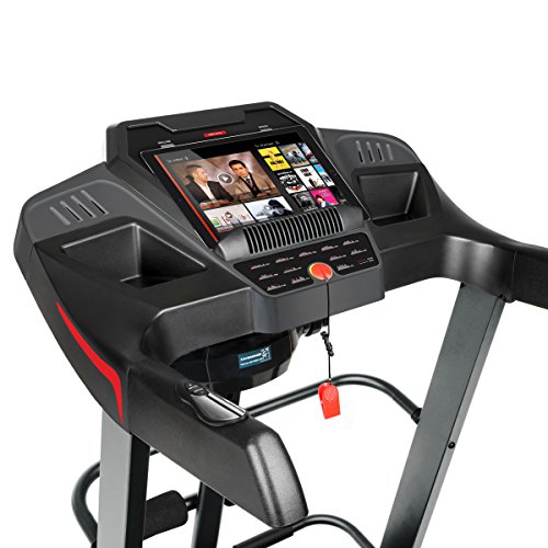 FITFIU Fitness MC-500 - Cinta de correr Plegable con Inclinación Automática, pantalla LCD y pulsómetro, motor de 2200w silencioso, Velocidad regulable hasta 18km/h, Paro de emergencia magnético, Negro