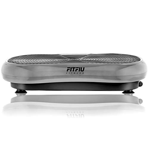 FITFIU Fitness PV-100 Plataforma vibratoria oscilante color Gris con potencia de 400w y 9 programas, Incluye cuerdas elásticas, adecuada para adelgazar con vibración y ejercicios musculares FITFIU Fitness PV-100 Plataforma vibratoria oscilante color Gris con potencia de 400w y 9 programas, Incluye cuerdas elásticas, adecuada para adelgazar con vibración y ejercicios musculares