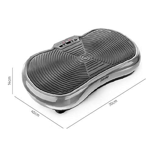FITFIU Fitness PV-100 Plataforma vibratoria oscilante color Gris con potencia de 400w y 9 programas, Incluye cuerdas elásticas, adecuada para adelgazar con vibración y ejercicios musculares FITFIU Fitness PV-100 Plataforma vibratoria oscilante color Gris con potencia de 400w y 9 programas, Incluye cuerdas elásticas, adecuada para adelgazar con vibración y ejercicios musculares
