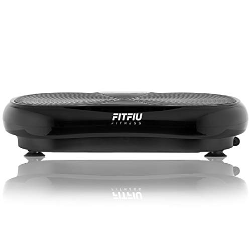 FITFIU Fitness PV-100 Plataforma vibratoria oscilante color Negro con potencia de 400w y 9 programas, Incluye cuerdas elásticas, adecuada para adelgazar con vibración y ejercicios musculares FITFIU Fitness PV-100 Plataforma vibratoria oscilante color Negro con potencia de 400w y 9 programas, Incluye cuerdas elásticas, adecuada para adelgazar con vibración y ejercicios musculares