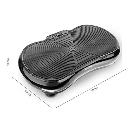 FITFIU Fitness PV-100 Plataforma vibratoria oscilante color Negro con potencia de 400w y 9 programas, Incluye cuerdas elásticas, adecuada para adelgazar con vibración y ejercicios musculares FITFIU Fitness PV-100 Plataforma vibratoria oscilante color Negro con potencia de 400w y 9 programas, Incluye cuerdas elásticas, adecuada para adelgazar con vibración y ejercicios musculares