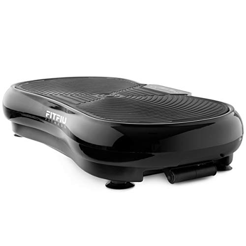 FITFIU Fitness PV-100 Plataforma vibratoria oscilante color Negro con potencia de 400w y 9 programas, Incluye cuerdas elásticas, adecuada para adelgazar con vibración y ejercicios musculares FITFIU Fitness PV-100 Plataforma vibratoria oscilante color Negro con potencia de 400w y 9 programas, Incluye cuerdas elásticas, adecuada para adelgazar con vibración y ejercicios musculares