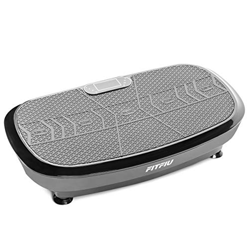 FITFIU Fitness PV-200 Plataforma vibratoria fitness con movimiento oscilante 3D color Negro, potencia de 1000w, con cuerdas elásticas y base antideslizante, Plataforma de entrenamiento completo FITFIU Fitness PV-200 Plataforma vibratoria fitness con movimiento oscilante 3D color Negro, potencia de 1000w, con cuerdas elásticas y base antideslizante, Plataforma de entrenamiento completo