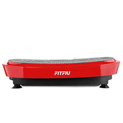 FITFIU Fitness PV-200 Plataforma vibratoria fitness con movimiento oscilante 3D color Rojo, potencia de 1000w, con cuerdas elásticas y base antideslizante, Plataforma de entrenamiento completo FITFIU Fitness PV-200 Plataforma vibratoria fitness con movimiento oscilante 3D color Rojo, potencia de 1000w, con cuerdas elásticas y base antideslizante, Plataforma de entrenamiento completo